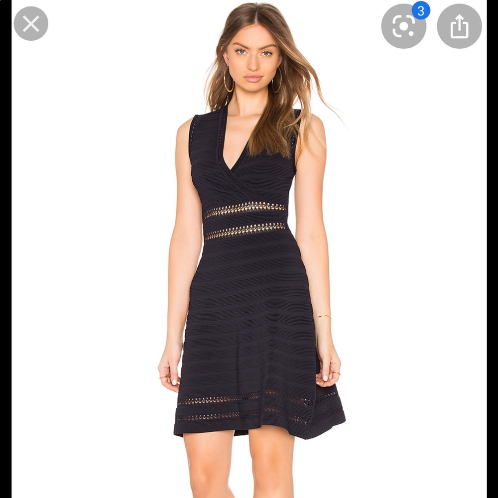 Cupcakes and Cashmere Navy Blue Dress